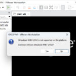 it show error of amd-v rvi is not supported